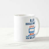 Gescheurd gekookt water koffiemok (Voorkant rechts)