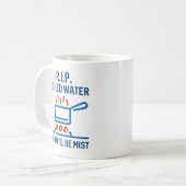 Gescheurd gekookt water koffiemok (Voorkant links)