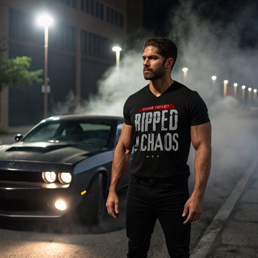 Gescheurd in Chaos Savage Instinct T-shirt