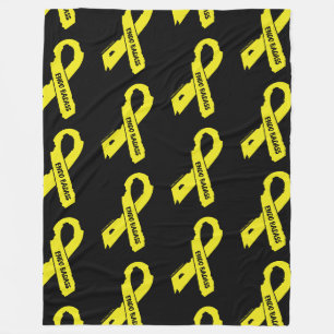 Gescheurd lint/badass...Endometriose fleece deken