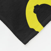 Gescheurd lint/badass...Endometriose fleece deken (Hoek)