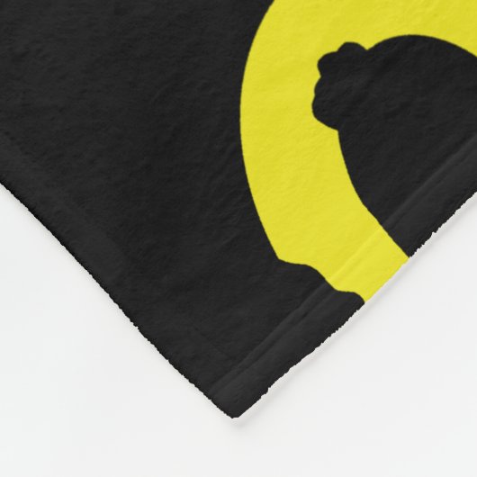 Gescheurd lint/badass...Endometriose fleece deken (Hoek)