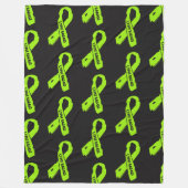 Gescheurd lint/badass...Lyme Fleece Deken (Voorkant)