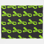 Gescheurd lint/badass...Lyme Fleece Deken (Voorkant (Horizontaal))