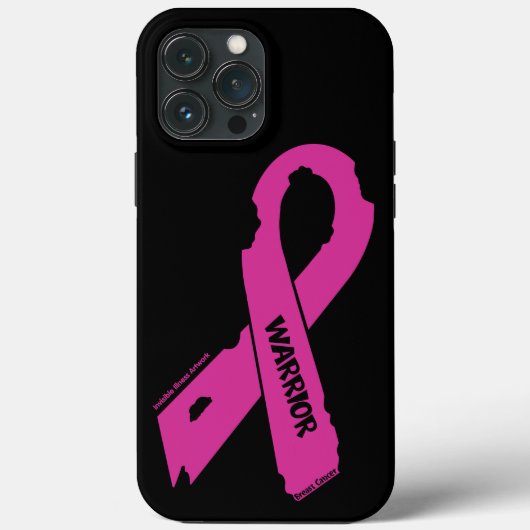 Gescheurd lint/krijger...Borstkanker Case-Mate iPhone Case (Achterkant)
