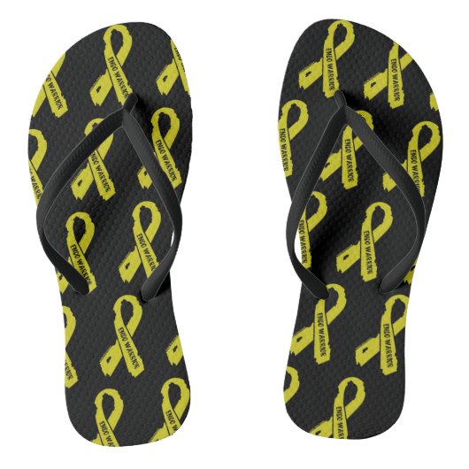 Gescheurd lint/krijger...Endometriose Teenslippers (Voetbed)