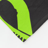 Gescheurd lint/krijger...Lyme Fleece Deken (Hoek)