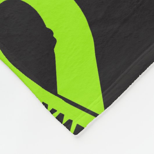 Gescheurd lint/krijger...Lyme Fleece Deken (Hoek)