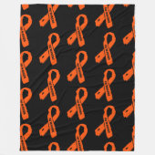 Gescheurd lint/krijger...MS Fleece Deken (Voorkant)