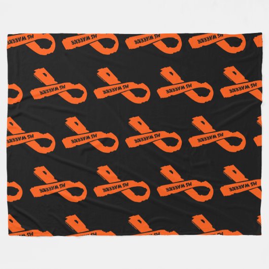 Gescheurd lint/krijger...MS Fleece Deken (Voorkant (Horizontaal))