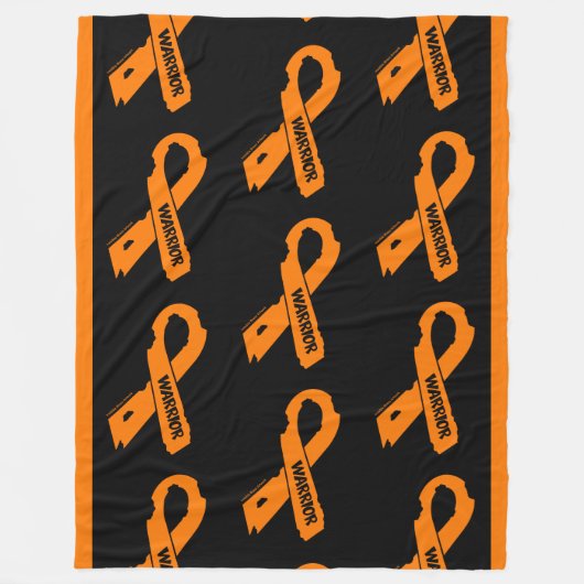 Gescheurd lint / krijger...RSD / CRPS Fleece Deken (Voorkant)