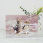  gescheurd papier peter konijn kaart (Staand voorkant)