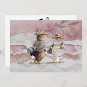  gescheurd papier peter konijn kaart (Voorkant / Achterkant)