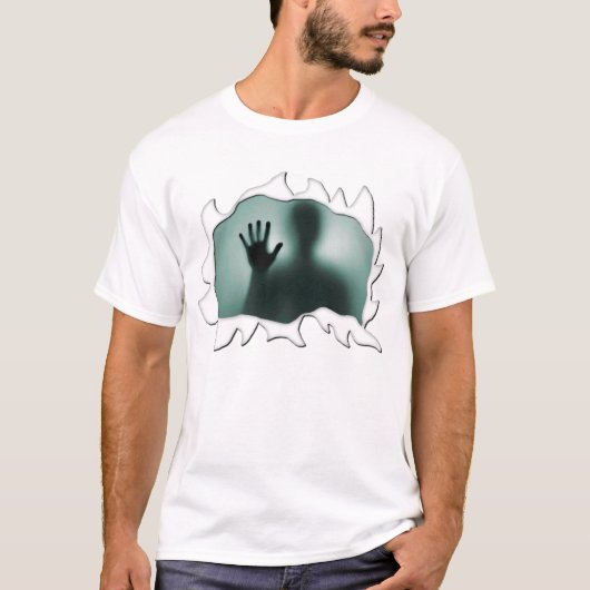 Gescheurd Shirt Griezelig Grappige Humor (Voorkant)
