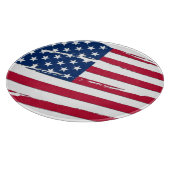 Gescheurde Amerikaanse vlag Snijplank (Hoek)