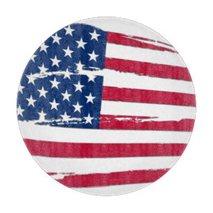 Gescheurde Amerikaanse vlag Snijplank