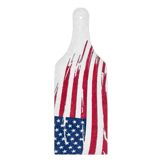 Gescheurde Amerikaanse vlag Snijplank (Voorkant)