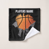 Gescheurde Basketbal Bad Handdoek (Wasdoekje)