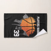 Gescheurde Basketbal Bad Handdoek (Handdoek)