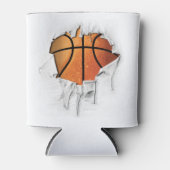 Gescheurde Basketbal Blikjeskoeler (Voorkant)
