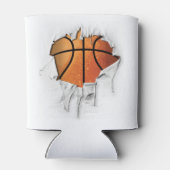 Gescheurde Basketbal Blikjeskoeler (Achterkant)