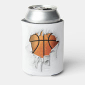 Gescheurde Basketbal Blikjeskoeler (Blikje Achterkant)