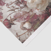 Gescheurde bloemen, Franse chic, rozen & pioen Tissuepapier (Detail)