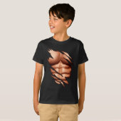 Gescheurde Buikspieren Clic Grappig T-shirt (Voorkant volledig)