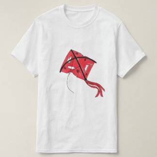 Gescheurde en gescheurde vlieger t-shirt