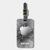 Gescheurde golfbal Bagagelabel (Voorkant verticaal)