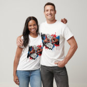 Gescheurde immigratiedocumenten Chinga la Migra T-shirt (Unisex)
