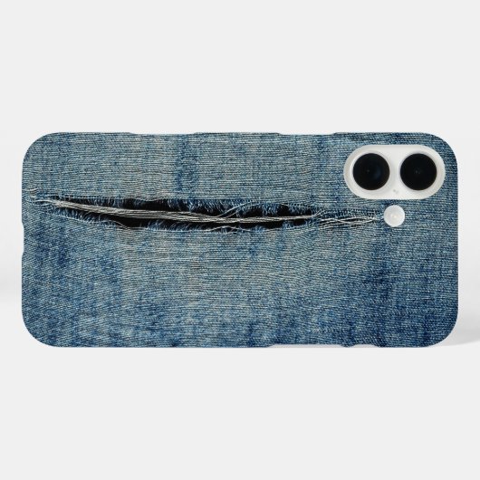 Gescheurde Jeans Case-Mate iPhone Case (Achterkant (horizontaal))