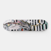 Gescheurde kunst persoonlijk skateboard (Horizontaal)