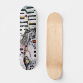 Gescheurde kunst persoonlijk skateboard (Voorkant)