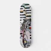 Gescheurde kunst persoonlijk skateboard (Voorkant)