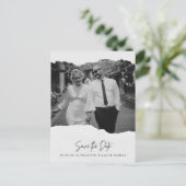 Gescheurde pagina's Sla het Briefkaart van de Datu (Staand voorkant)