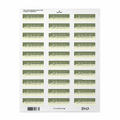 Gescheurde papieren randgaten etiket (Full Sheet)