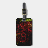 Gescheurde randen, sterk hart: onbreekbare liefde bagagelabel (Voorkant verticaal)