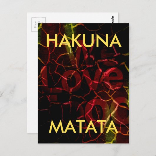 Gescheurde randen, sterk hart: onbreekbare liefde briefkaart (Voorkant / Achterkant)