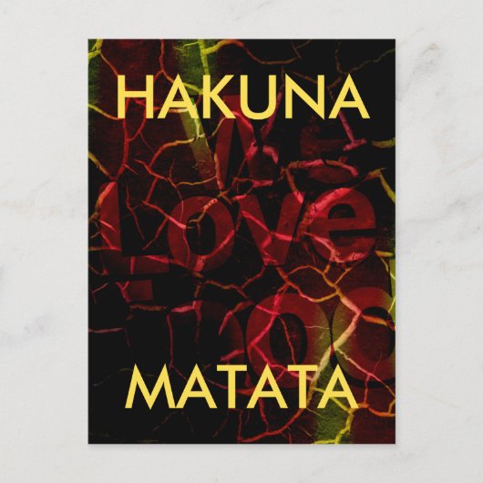 Gescheurde randen, sterk hart: onbreekbare liefde briefkaart (Voorkant)