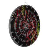 Gescheurde randen, sterk hart: onbreekbare liefde dartbord (Voorkant Links)