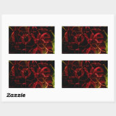 Gescheurde randen, sterk hart: onbreekbare liefde rechthoekige sticker (Vel)