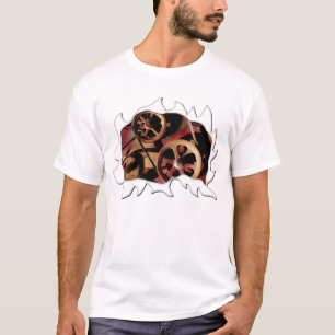 Gescheurde Shirt Katrollen Grappige Humor
