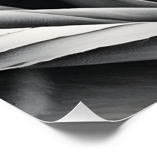 Gescheurde stof onthullen perfect poster (Hoek)