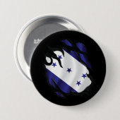 Gescheurde Vlag van Honduras Ronde Button 7,6 Cm (Voorkant /achterkant)