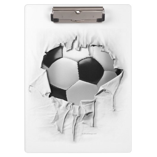 Gescheurde Voetbal Klembord (Voorkant)