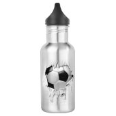 Gescheurde Voetbal Roestvrij staal Waterfles (Links)