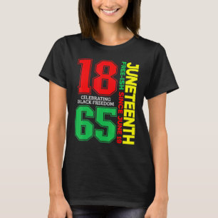 Geschiedenis 18e bevriezing sinds 1865 Melanin Anc T-shirt