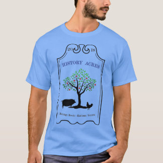Geschiedenis Acres Blue Tee Shirt