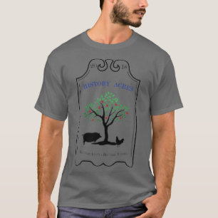 Geschiedenis Acres Gray Tee Shirt